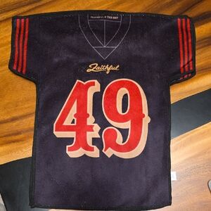 49er Rivalry Football Jersey Towel